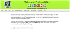 Desktop Screenshot of professoroffice.com